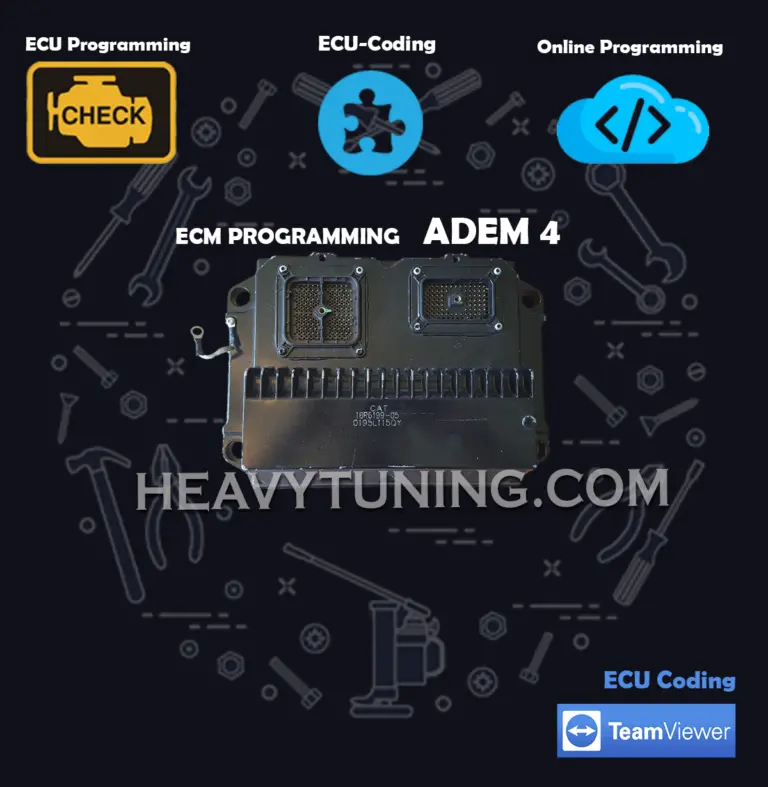 heavy tuning Caterpillar ECM ADEM 4 delete emission