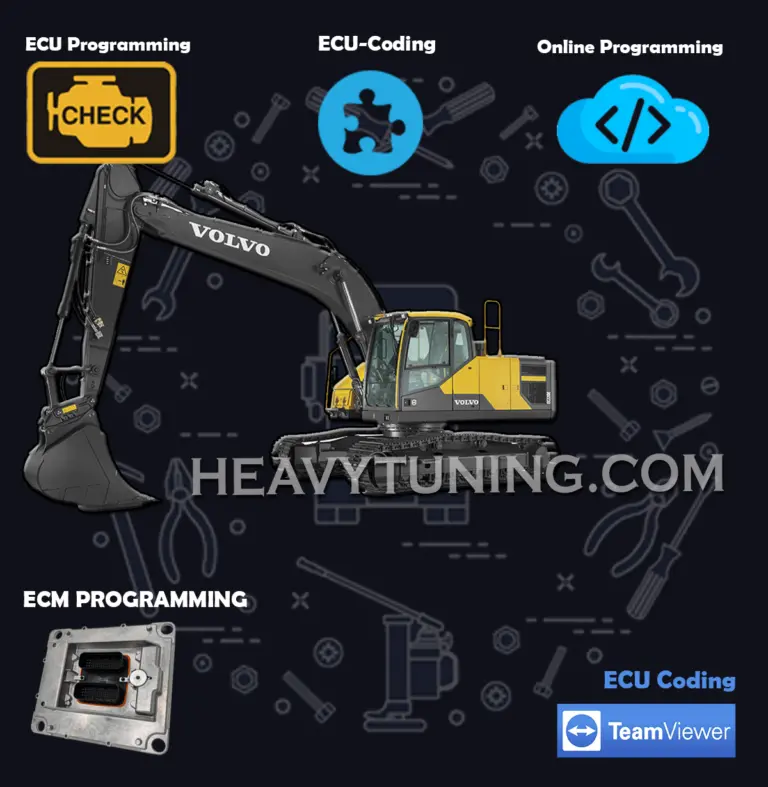 VCE EXCAVATORS EC145D – EC480D 8pin delete emission heavy tuning VCE EXCAVATORS EC145D – EC480D 8pin delete emission